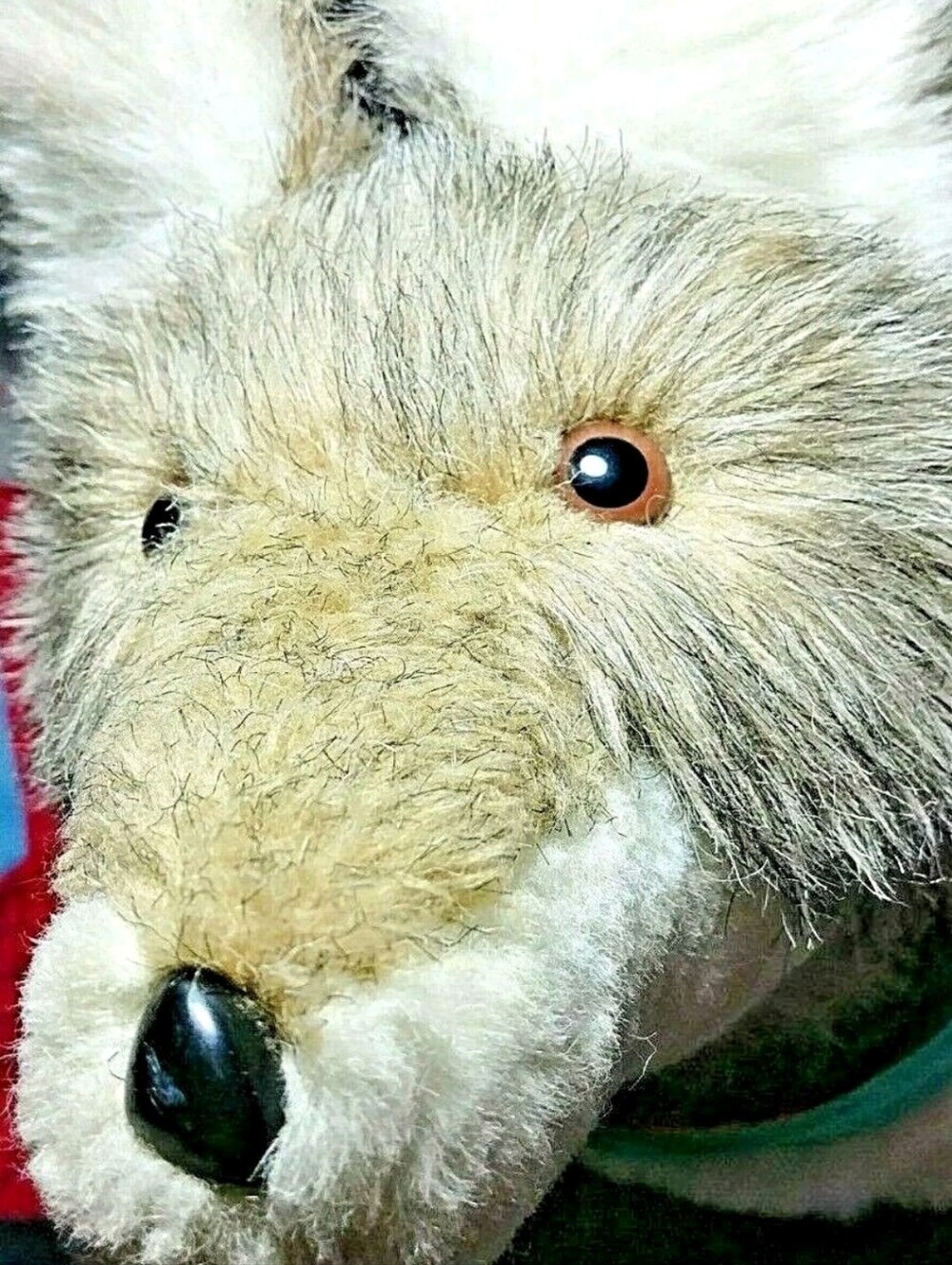 Coyote Plush Howl Vintage Kathys Kreations Original 1983 USA with Bandana 16" - Picture 10 of 12